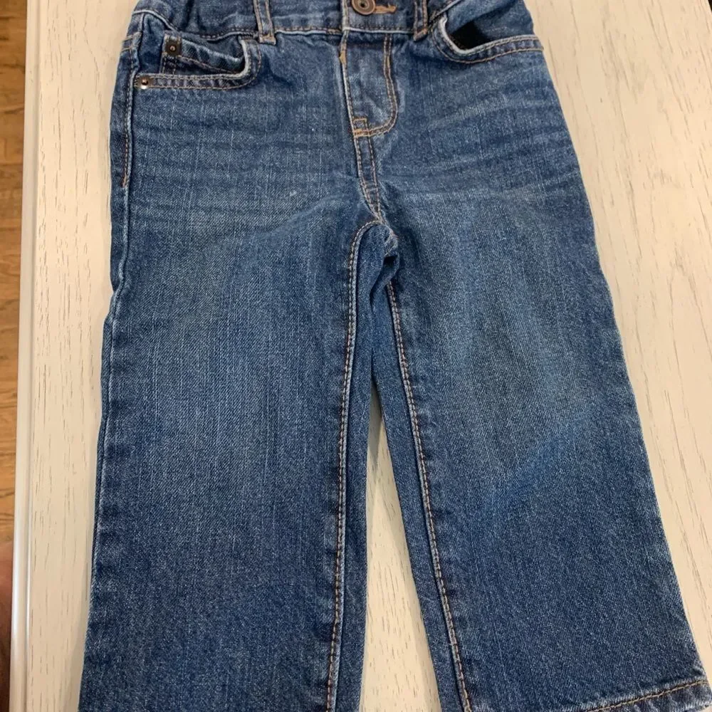 The Children's Place Boys Blue Jeans and Old Navy/ Carter’s Sweater